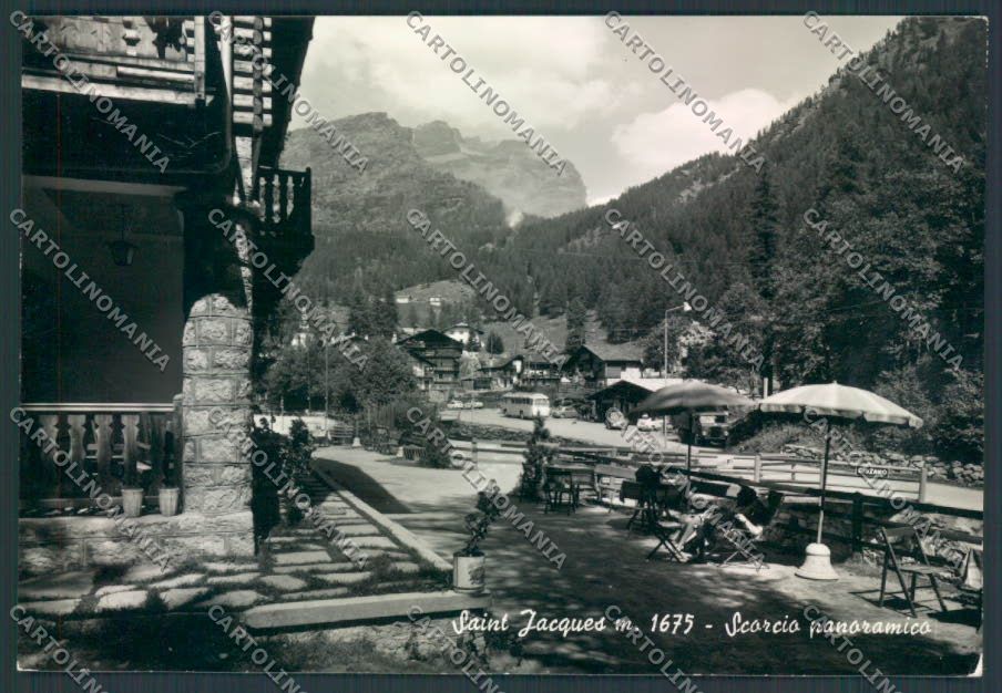 Aosta Ayas Saint Jacques foto FG cartolina MQ3989 – fronte