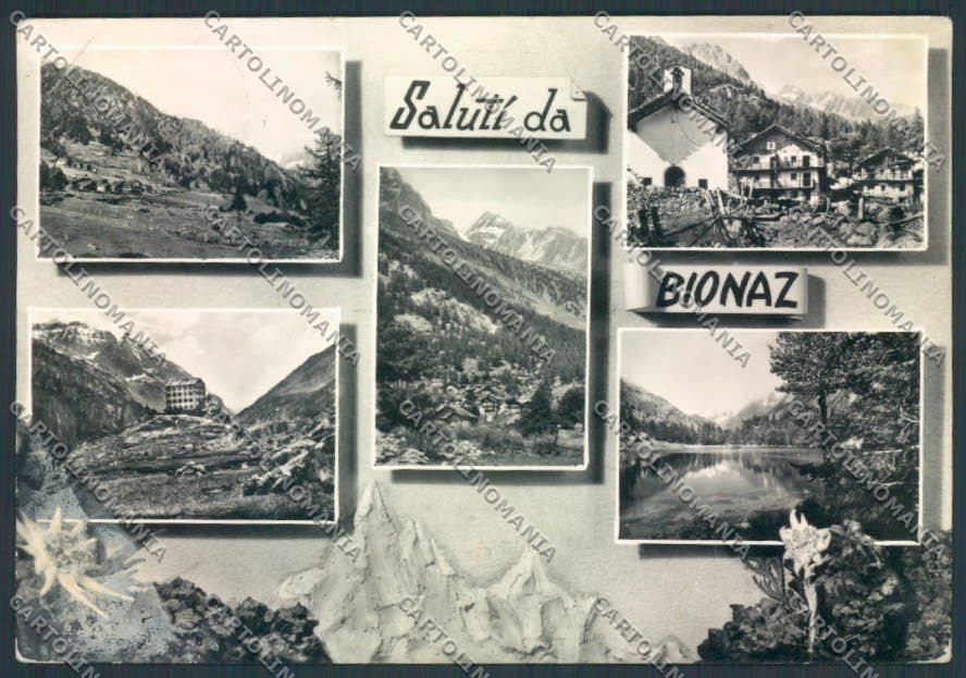 Aosta Bionaz foto FG cartolina MQ4017 – fronte