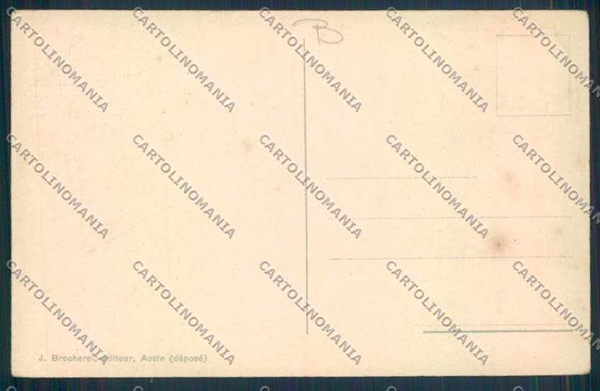 Aosta Brusson cartolina MQ4018 – retro