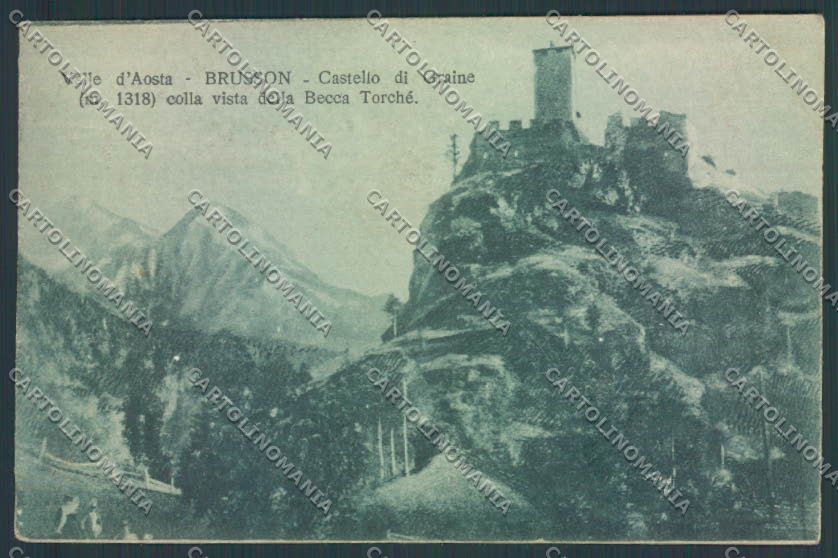 Aosta Brusson cartolina MQ4025 – fronte