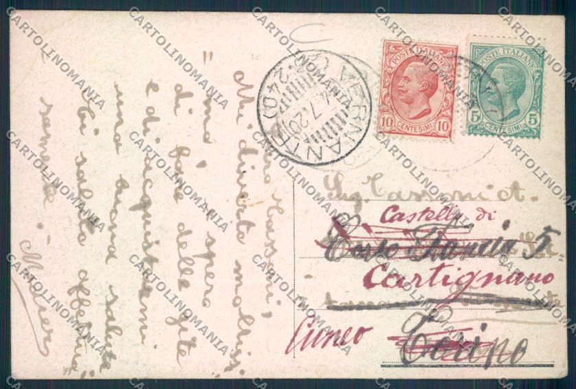 Aosta Brusson cartolina MQ4025 – retro