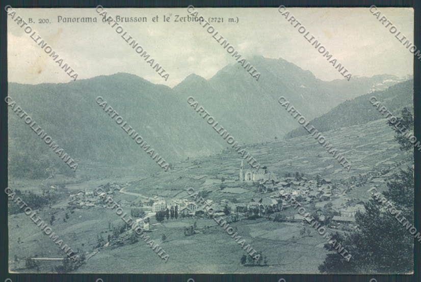 Aosta Brusson cartolina MQ4026 – fronte