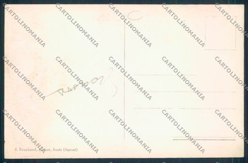 Aosta Brusson SCOLLATA cartolina MQ4027 – retro