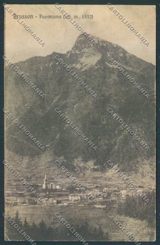 Aosta Brusson cartolina MQ4031 – fronte