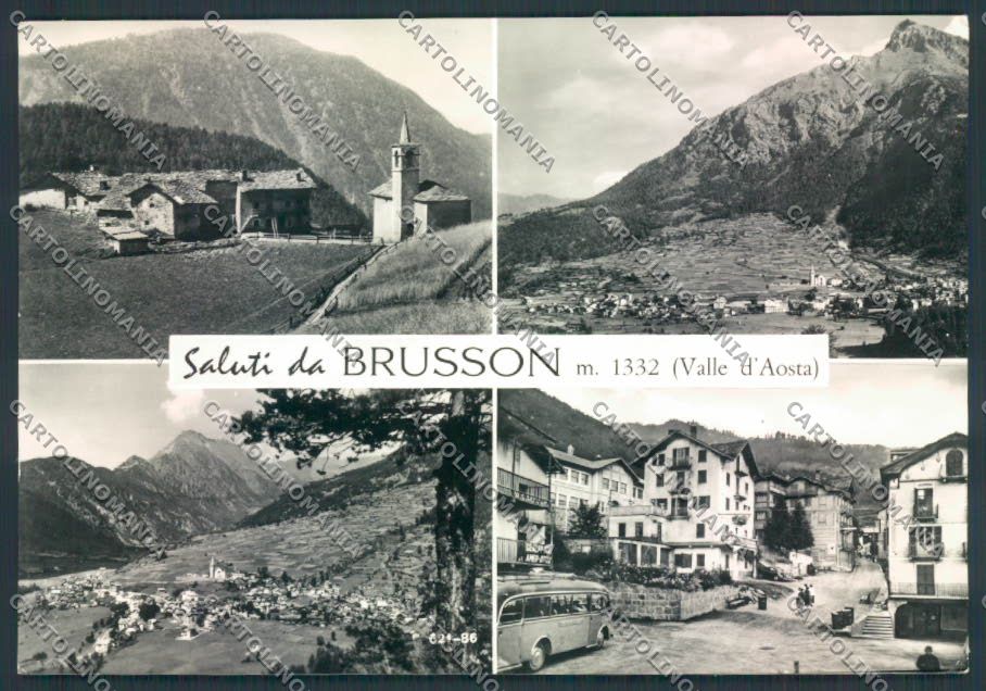 Aosta Brusson foto FG cartolina MQ4058 – fronte