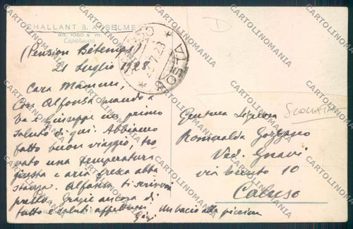 Aosta Challand Saint Anselme SCOLLATA cartolina MQ4067 – retro