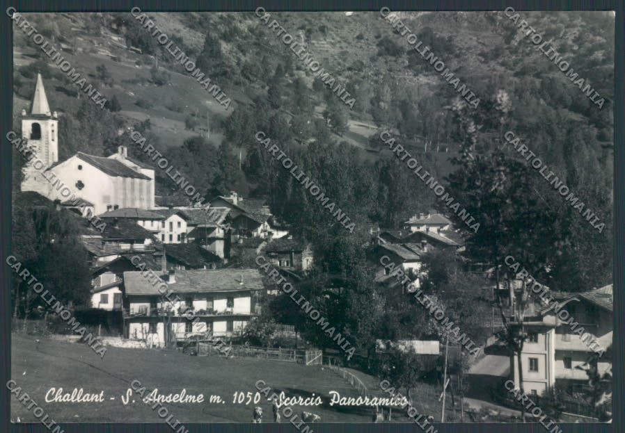 Aosta Challand Saint Anselme foto FG cartolina MQ4071 – fronte