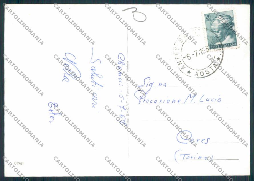 Aosta Chamois foto FG cartolina MQ4082 – retro