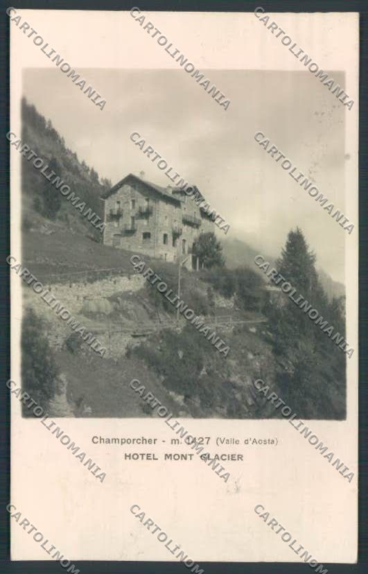 Aosta Champorcher PIEGHINA foto cartolina MQ4083 – fronte
