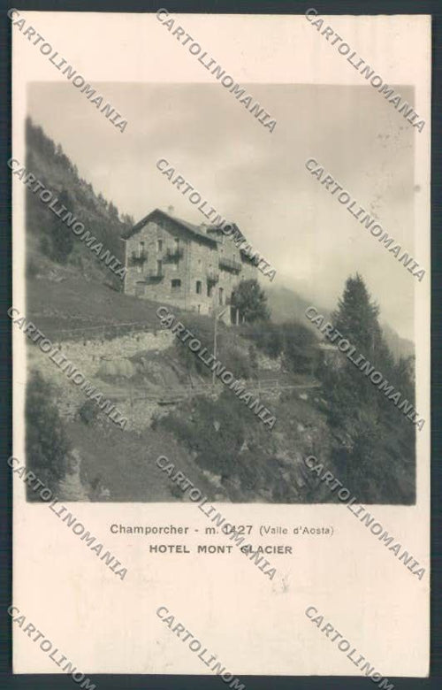 Aosta Champorcher PIEGHINA foto cartolina MQ4083 – fronte