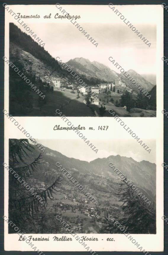 Aosta Champorcher foto cartolina MQ4085 – fronte