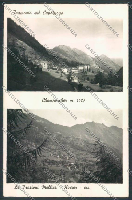 Aosta Champorcher foto cartolina MQ4085 – fronte