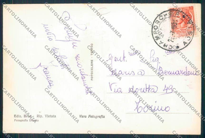 Aosta Champorcher foto cartolina MQ4085 – retro