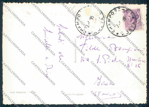 Aosta Champorcher foto FG cartolina MQ4089 – retro