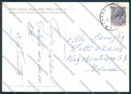 Aosta Champorcher foto FG cartolina MQ4090 – retro