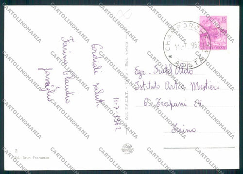 Aosta Champorcher Saluti da foto FG cartolina MQ4092 – retro