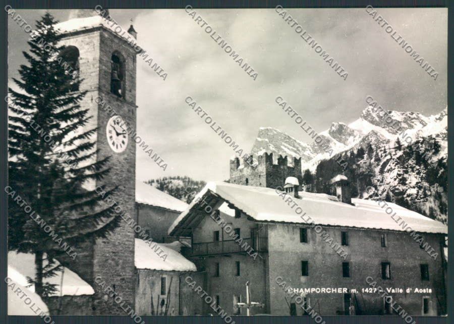Aosta Champorcher foto FG cartolina MQ4099 – fronte