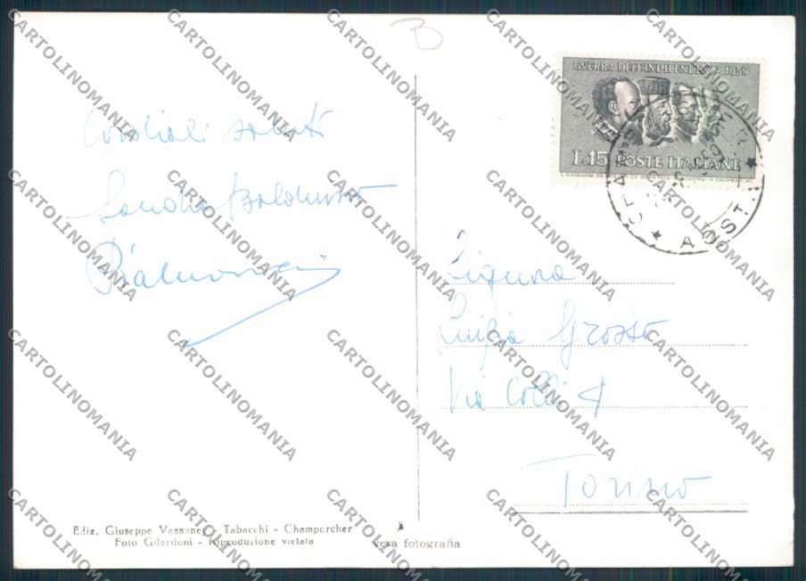 Aosta Champorcher foto FG cartolina MQ4099 – retro