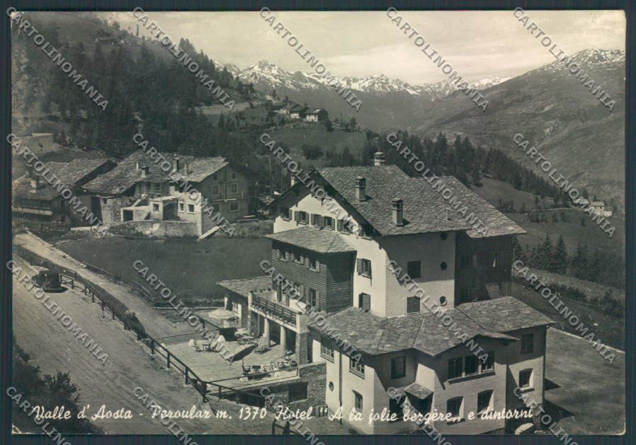 Aosta Charvensod Peroulaz foto FG cartolina MQ4100 – fronte