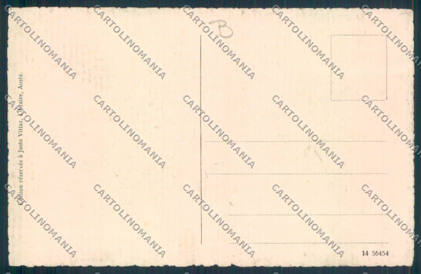 Aosta Chatillon Ussel cartolina MQ4102 – retro