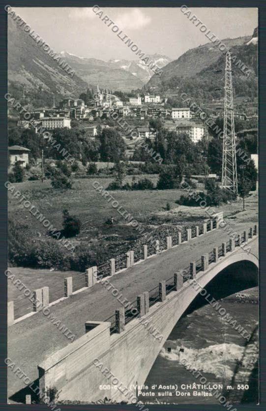 Aosta Chatillon foto cartolina MQ4103 – fronte