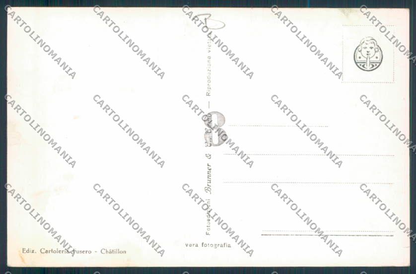 Aosta Chatillon foto cartolina MQ4104 – retro