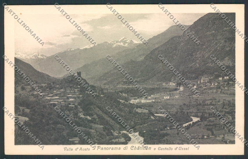 Aosta Chatillon cartolina MQ4106 – fronte