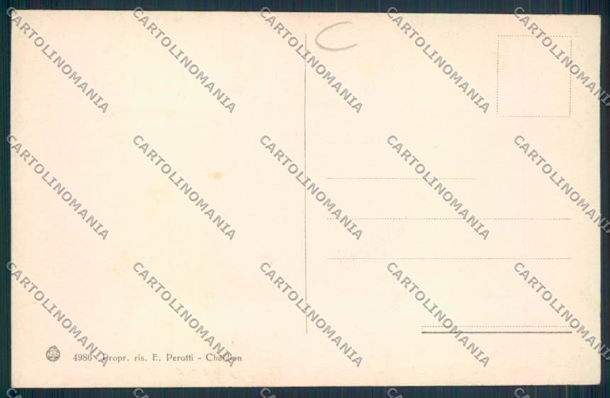 Aosta Chatillon cartolina MQ4106 – retro