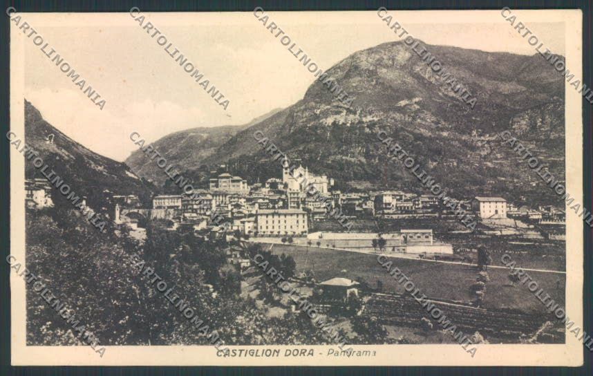 Aosta Chatillon Castiglion Dora cartolina MQ4108 – fronte