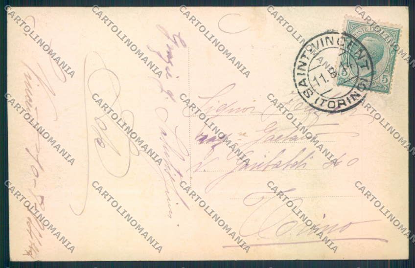 Aosta Chatillon cartolina MQ4111 – retro