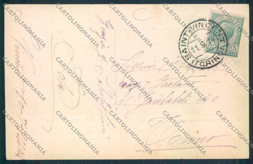Aosta Chatillon cartolina MQ4111 – retro