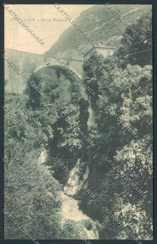 Aosta Chatillon cartolina MQ4114 – fronte