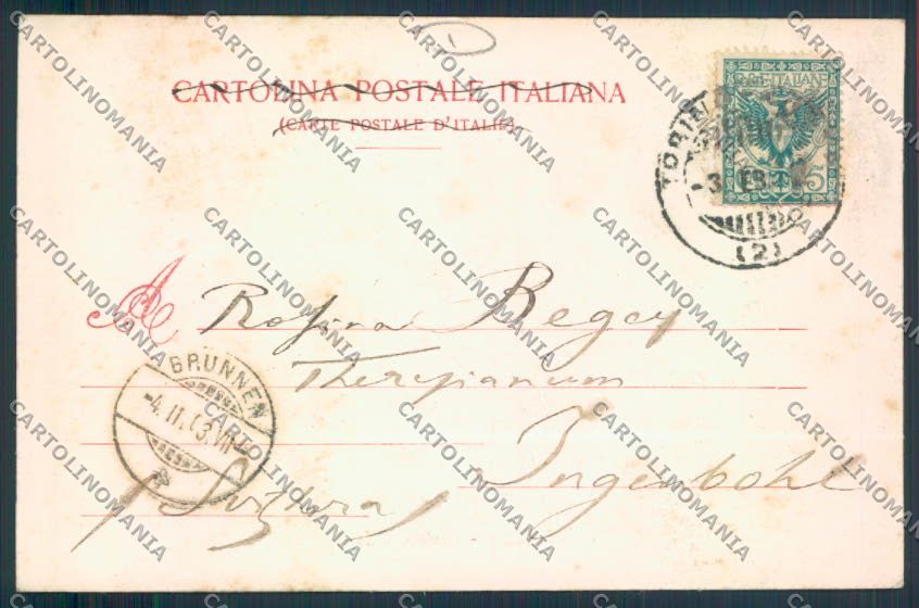 Aosta Chatillon Ussel cartolina MQ4122 – retro