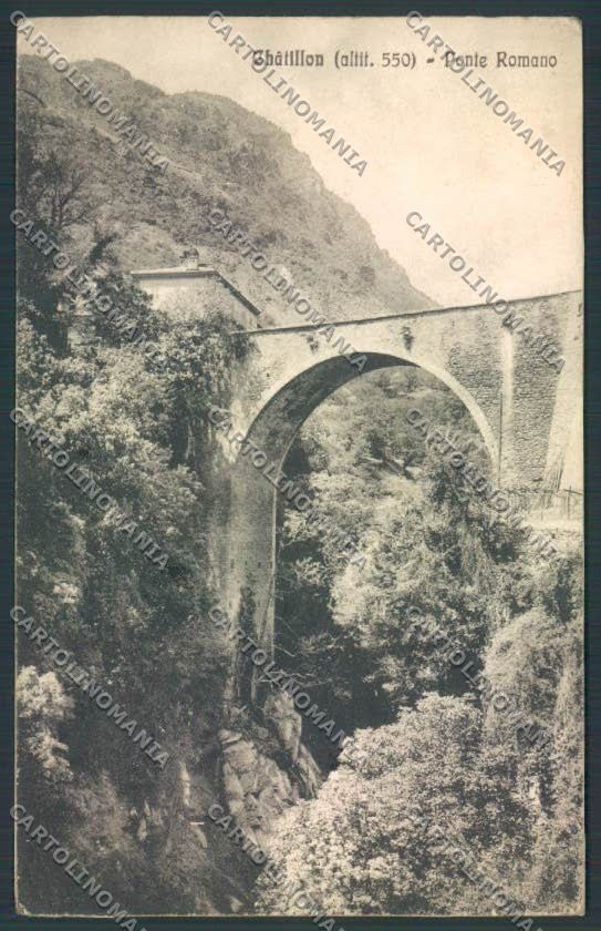 Aosta Chatillon SCOLLATA cartolina MQ4126 – fronte