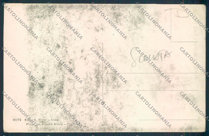 Aosta Chatillon SCOLLATA cartolina MQ4126 – retro