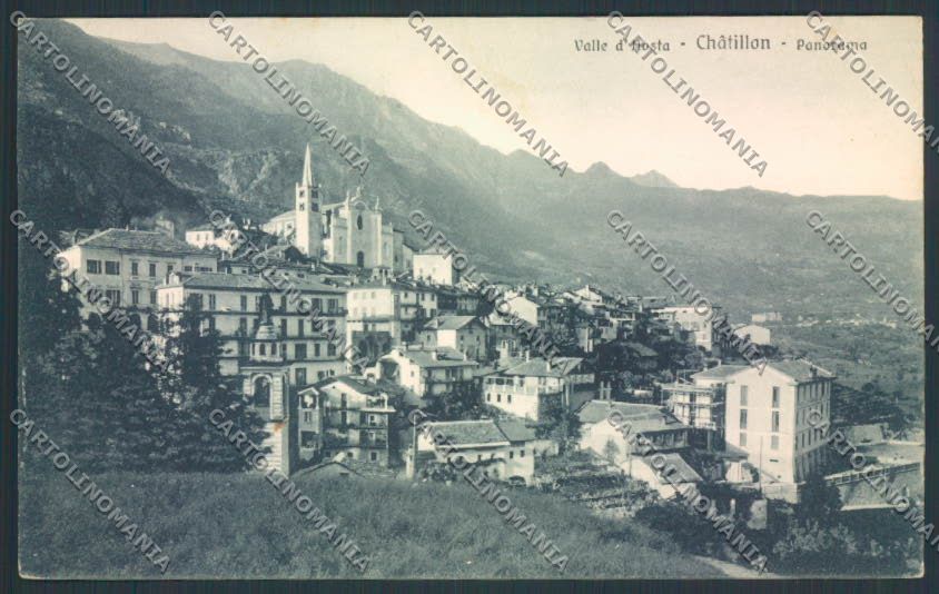 Aosta Chatillon cartolina MQ4134 – fronte