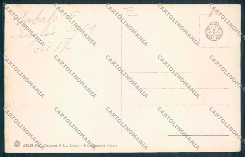 Aosta Chatillon cartolina MQ4134 – retro