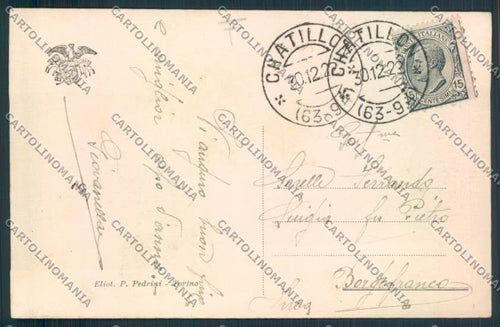 Aosta Chatillon cartolina MQ4138 – retro