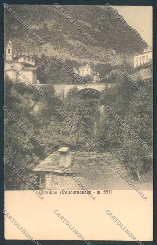Aosta Chatillon cartolina MQ4139 – fronte