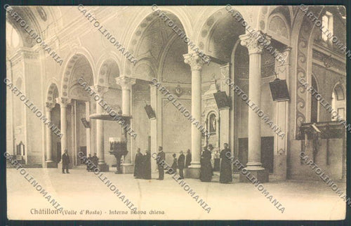 Aosta Chatillon cartolina MQ4141 – fronte