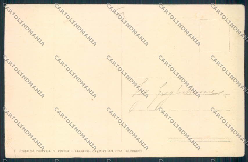 Aosta Chatillon cartolina MQ4141 – retro