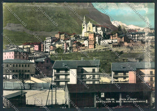Aosta Chatillon ABRASA foto FG cartolina MQ4146 – fronte