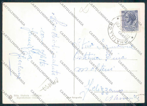 Aosta Chatillon ABRASA foto FG cartolina MQ4146 – retro
