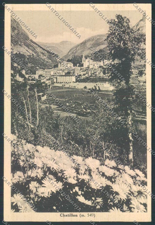 Aosta Chatillon FG cartolina MQ4148 – fronte