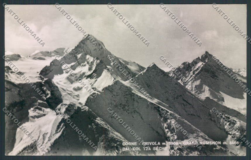 Aosta Cogne Grivola foto cartolina MQ4153 – fronte