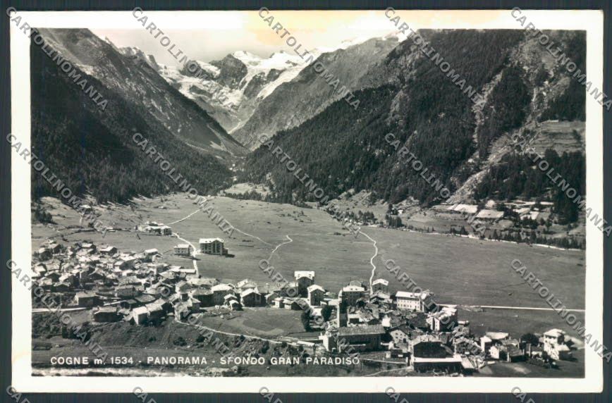 Aosta Cogne PIEGHINA foto cartolina MQ4165 – fronte