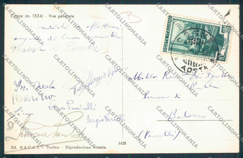 Aosta Cogne foto cartolina MQ4166 – retro