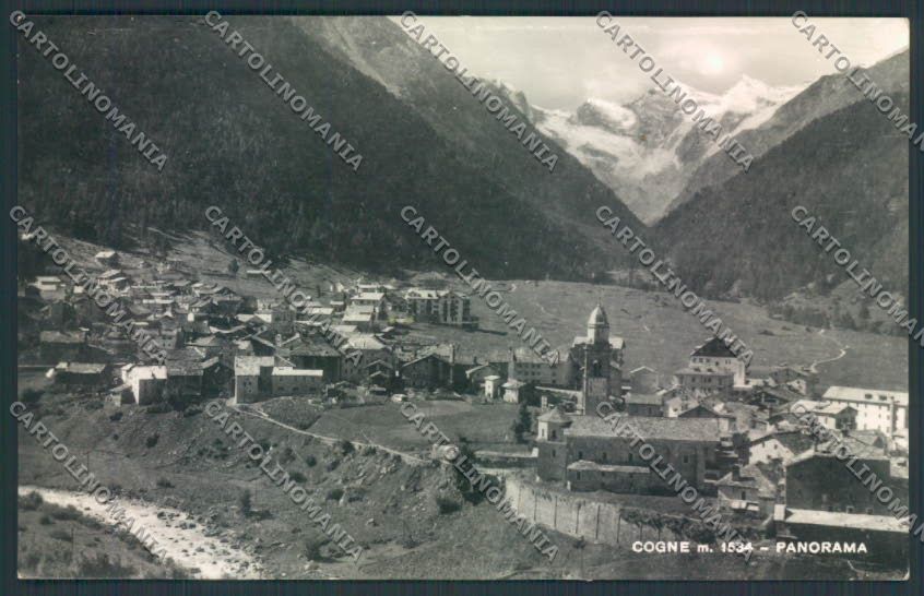 Aosta Cogne foto cartolina MQ4168 – fronte