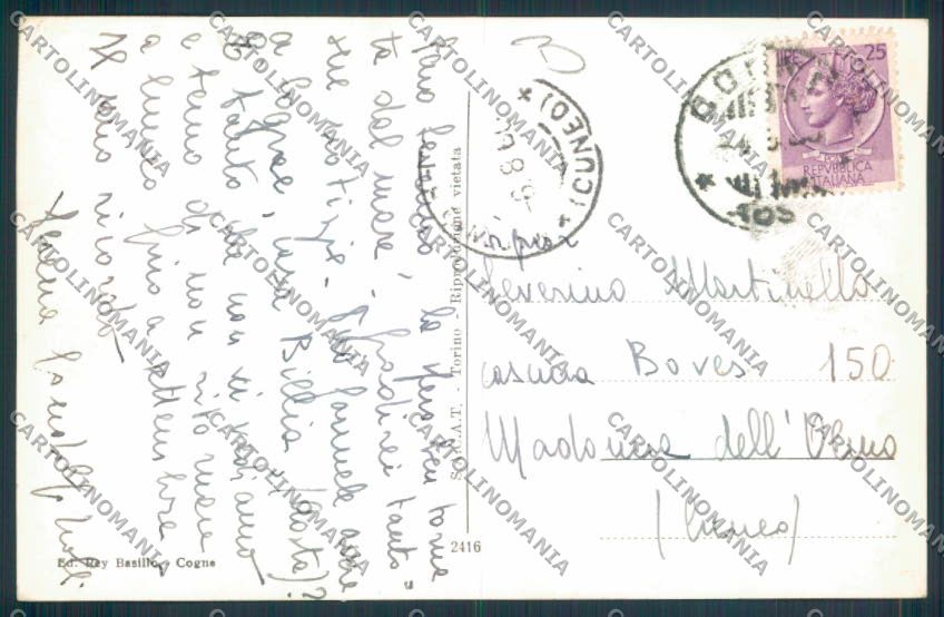 Aosta Cogne foto cartolina MQ4168 – retro