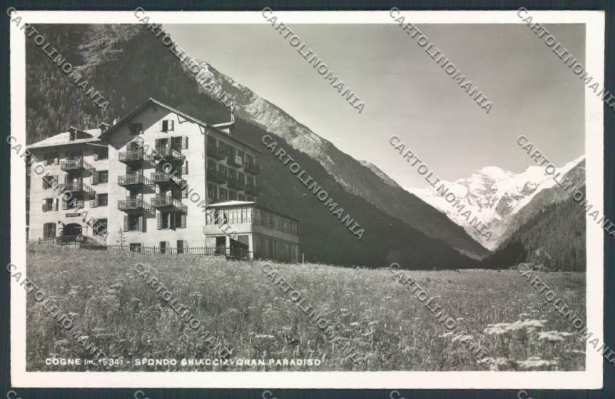 Aosta Cogne foto cartolina MQ4181 – fronte